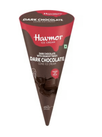 Havmor Dark Chocolate Ice Cream Cone